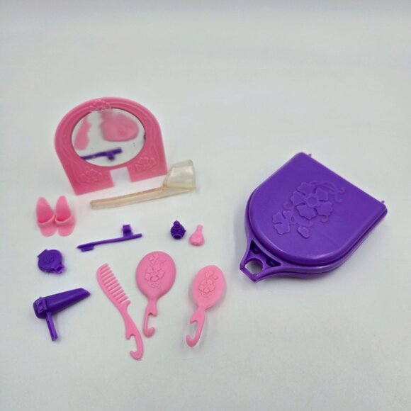 Beauty Secrets Barbie Doll 1979 Accessories 1290 Pink Dress Mattel Read - Picture 2 of 16